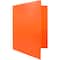 JAM Paper 3-Hole Heavy Duty Plastic Pocket Folder, 6ct.